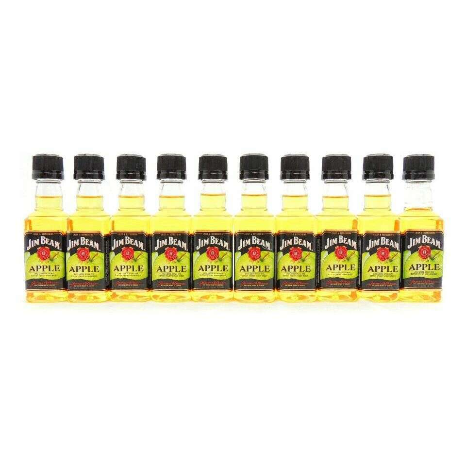 Jim Beam Bourbon Apple 10 x 50ml | Mini Alcohol Bottles:Bourbon Central