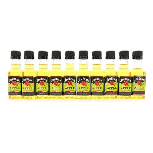 Jim Beam Bourbon Apple 10 x 50ml | Mini Alcohol Bottles