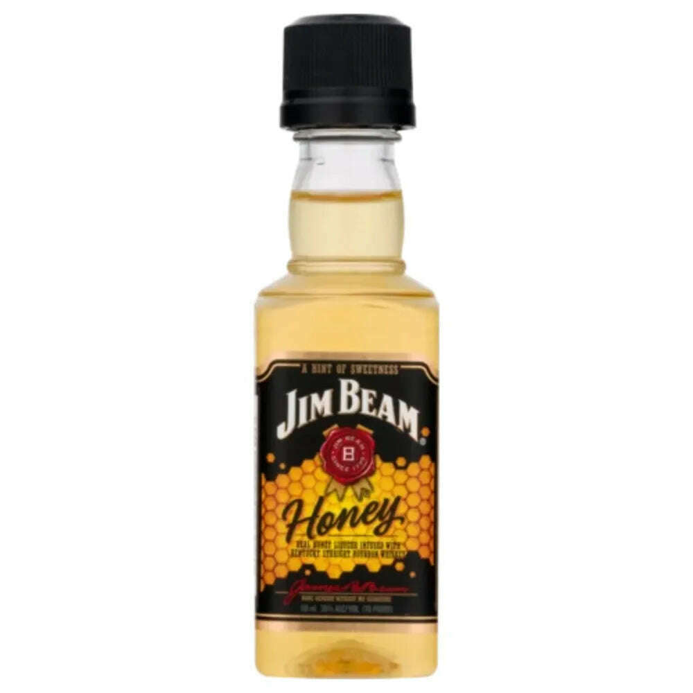 Jim Beam Bourbon Honey 10 x 50ml | Mini Alcohol Bottles:Bourbon Central