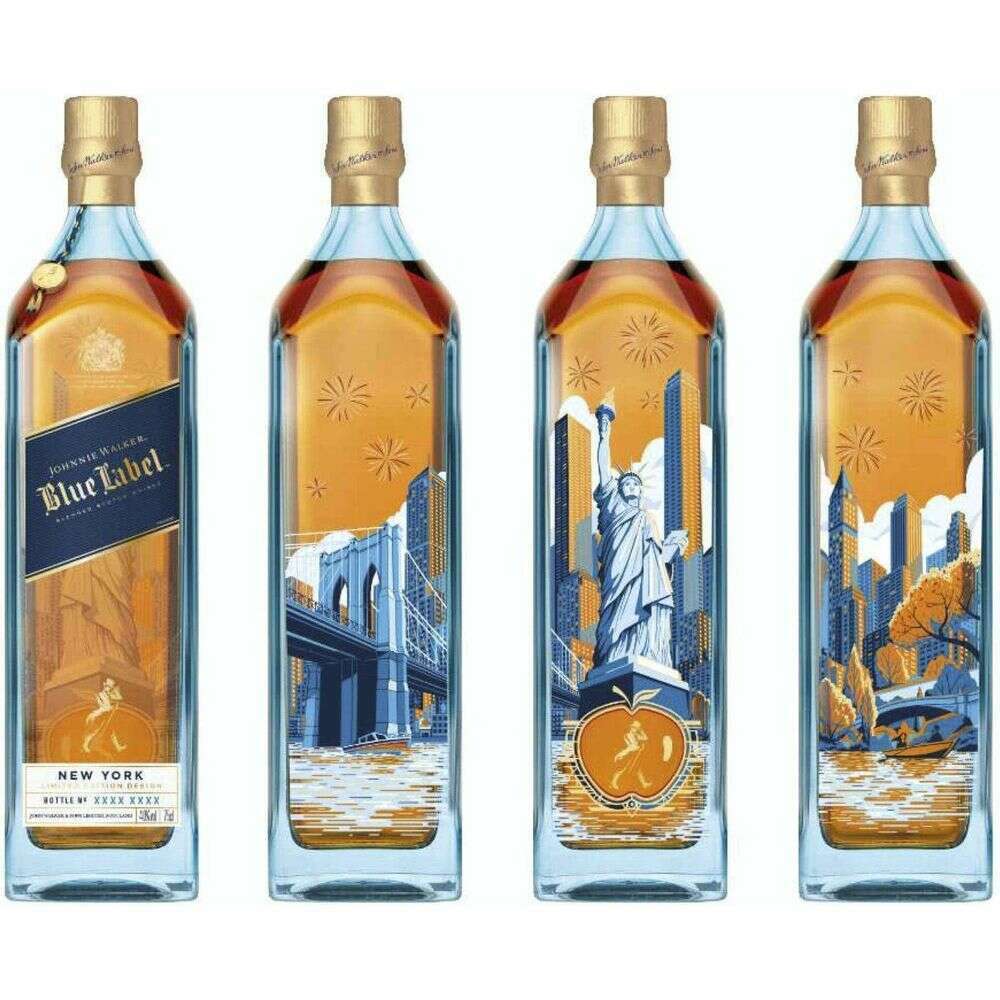 Johnnie Walker Scotch Blue Label New York Limited Edition:Bourbon Central