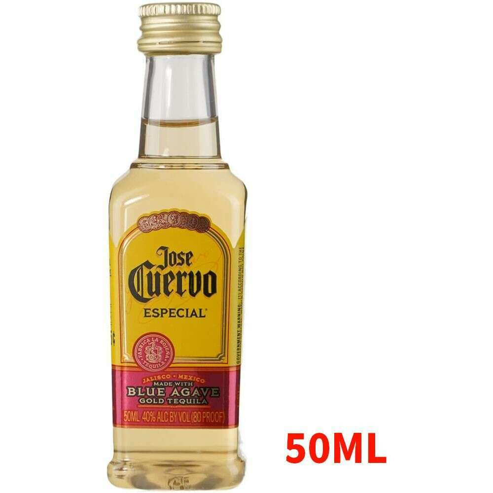 Jose Cuervo Gold Tequila 10 x 50ml | Mini Alcohol Bottles:Bourbon Central