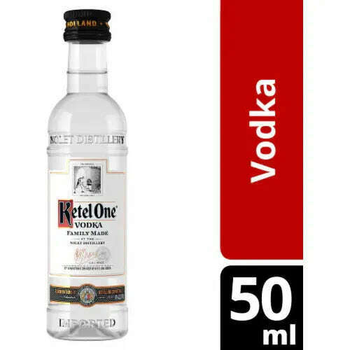 Ketel One Vodka 12 x 50ml | Mini Alcohol Bottles:Bourbon Central