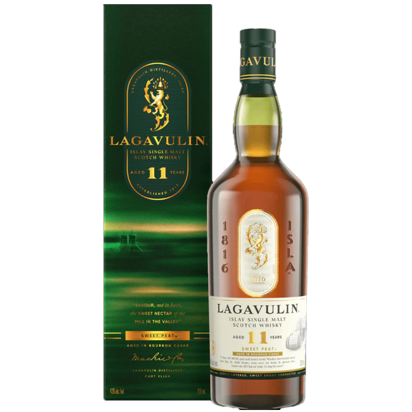LAGAVULIN 11 YO SWEET PEAT SINGLE MALT SCOTCH WHISKY