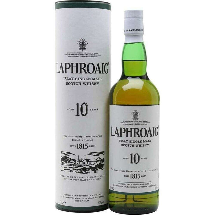 Laphroaig 10 Year Single Malt Scotch Whisky - Bourbon Central