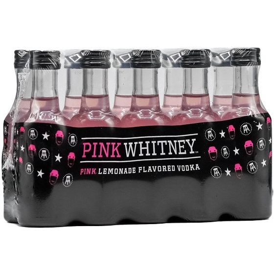 New Amsterdam Pink Whitney Vodka 10 x 50ml | Mini Alcohol Bottles:Bourbon Central