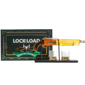 Lock & Load Shotgun Gift Set Straight Bourbon Whiskey