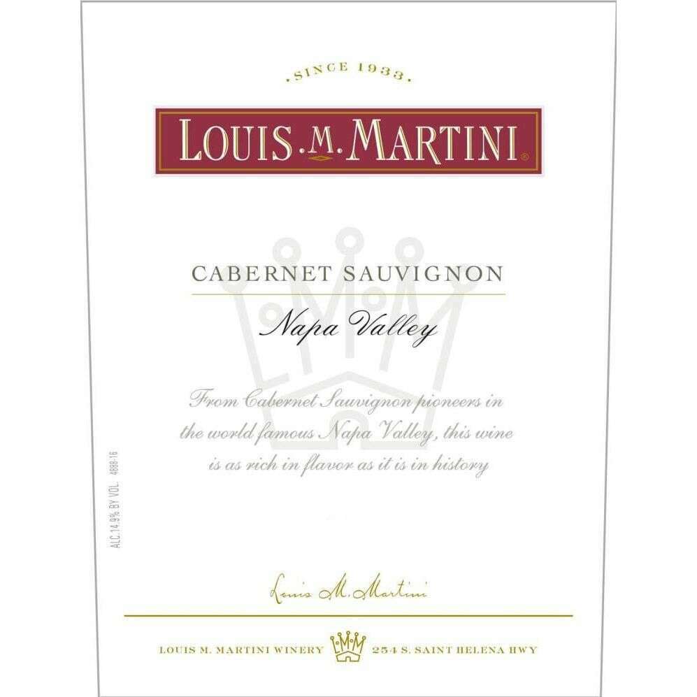 Louis M. Martini Cabernet Sauvignon Napa Valley:Bourbon Central