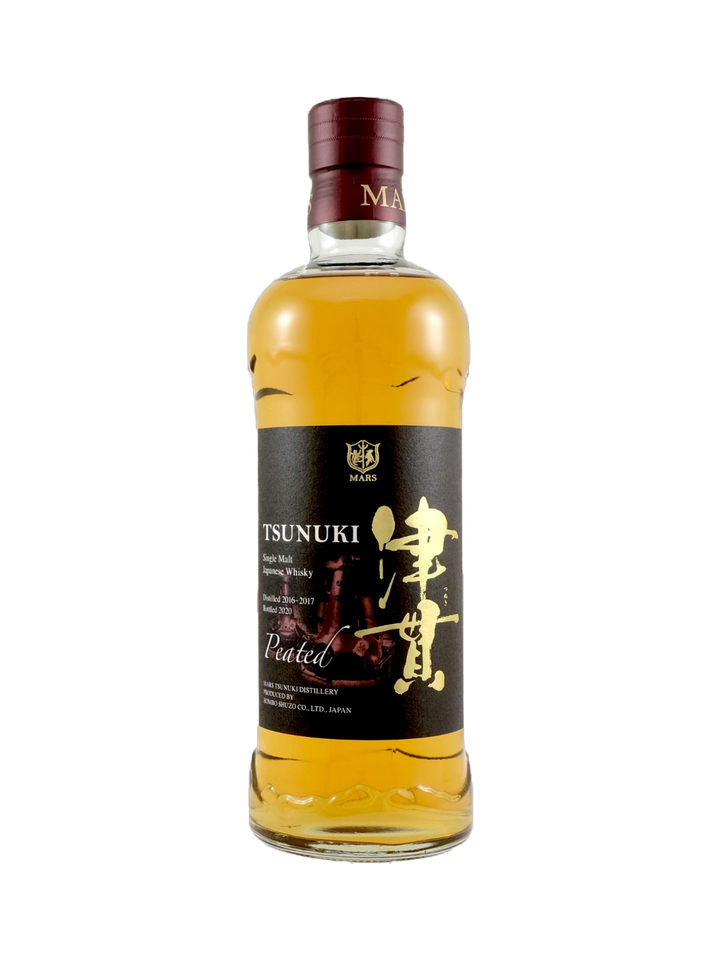 Mars Tsunuki Peated Single Malt Japanese Whisky, $219.99 — normalized editorial product photo, Bourbon Central