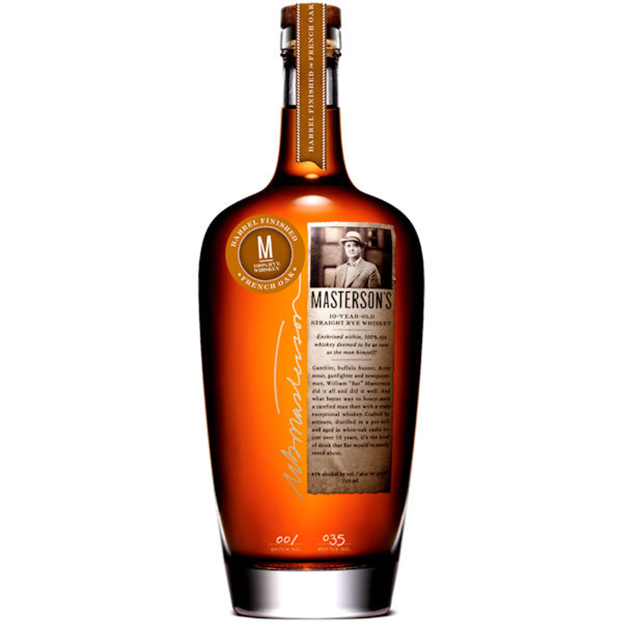 Masterson'S Rye Bourbon 10 Yrs French Oak