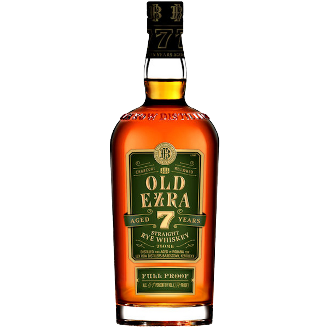 Old Ezra Rye 7 Year Aged Whiskey Full Proof