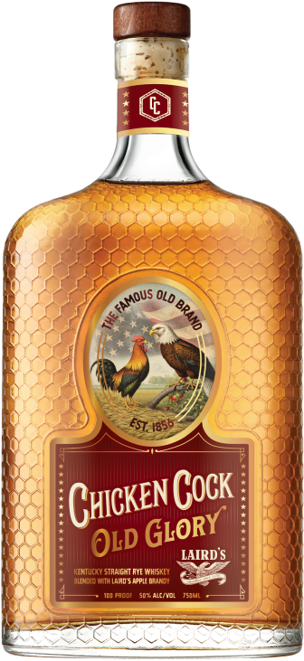 Chicken Cock Old Glory - Kentucky Straight Rye Whiskey Blended With Laird’s Apple Brandy