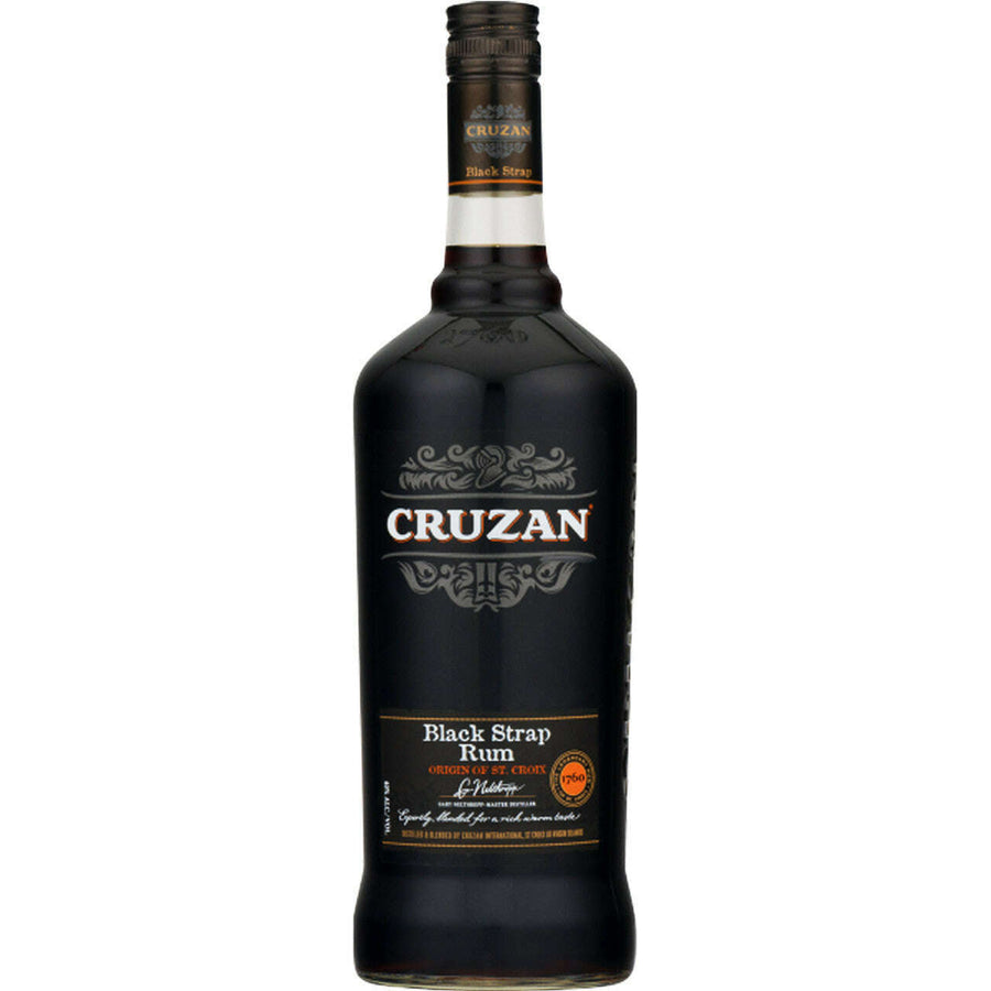 Cruzan Rum Black Strap 1L:Bourbon Central