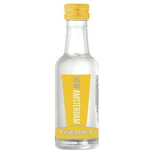 New Amsterdam Vodka Pineapple 12 x 50ml | Mini Alcohol Bottles:Bourbon Central