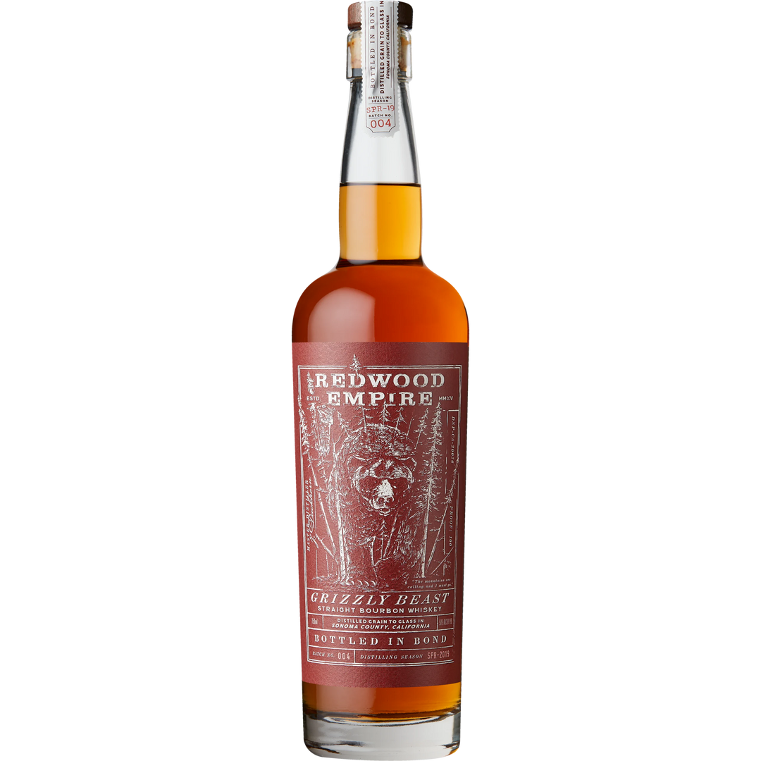 Redwood Empire Grizzly Beast Bottled In Bond Bourbon Whiskey - Bourbon Central