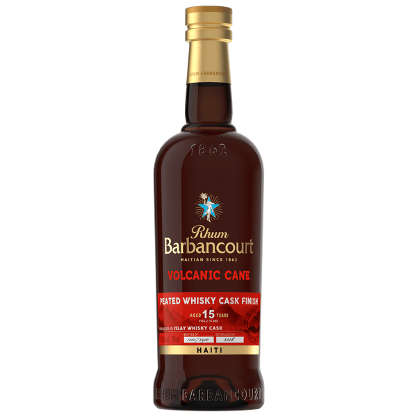 Rhum Barbancourt 15 Ans Peated Whiskey Cask Finish Volcanic Cane Rum