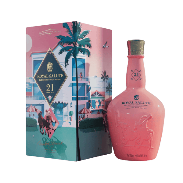 Royal Salute 21 Years Old Blended Scotch Whisky The Miami Polo Edition
