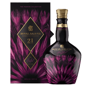 Royal Salute Fashion Collection 21 Years Old Blended Scotch Whisky (Harris Reed Edition Purple Bottle)