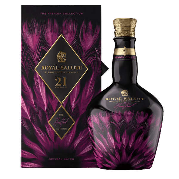 Royal Salute Fashion Collection 21 Years Old Blended Scotch Whisky (Harris Reed Edition Purple Bottle)