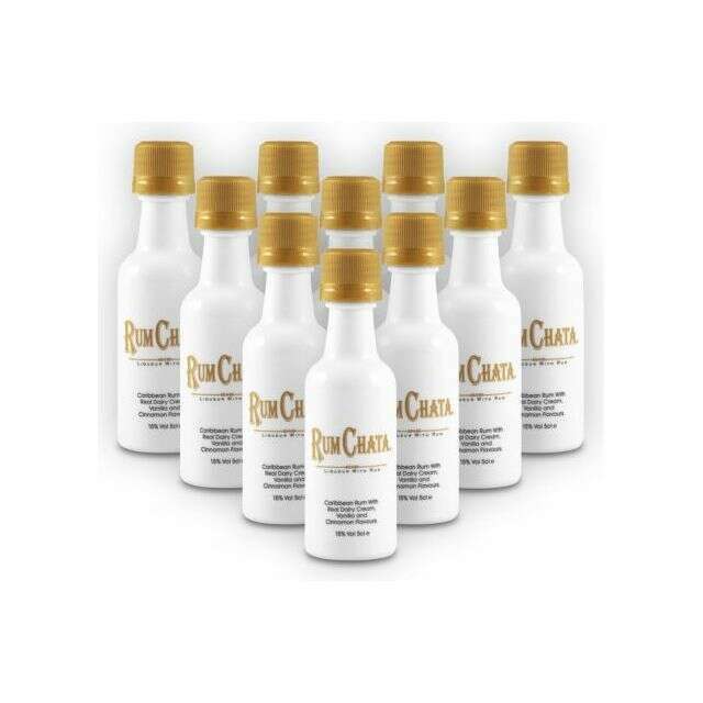 Rum Chata 10 x 50ml | Mini Alcohol Bottles:Bourbon Central