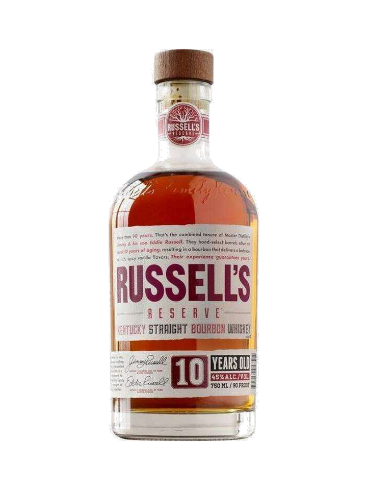 Wild Turkey Russell's Reserve 10 Year Old Kentucky Straight Bourbon Whiskey, $57.99 — normalized editorial product photo, Bourbon Central