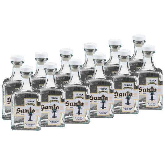 Santo Blanco Tequila 12 x 50ml | Mini Alcohol Bottles:Bourbon Central