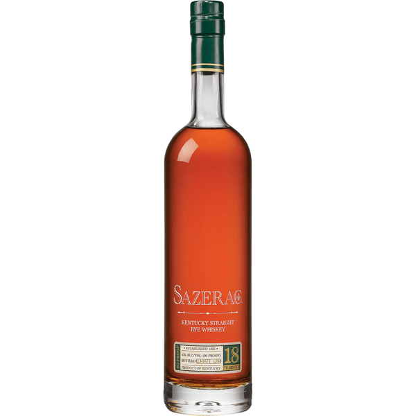 Sazerac Rye 18 Year Old Kentucky Rye Whiskey