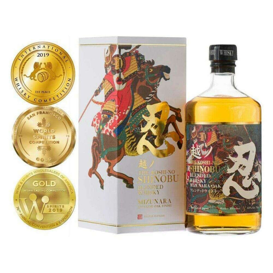 Shinobu Distillery Blended Malt Whiskey - Bourbon Central