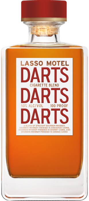 Lasso Motel Darts, Cigarette Blend Cask Finish Straight Bourbon