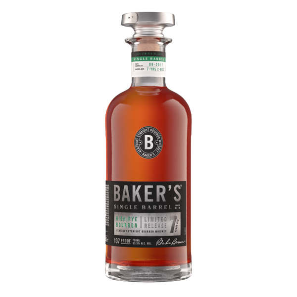 Baker's 7yr High Rye Single Barrel 2024 LTO Kentucky Straight Bourbon Whiskey