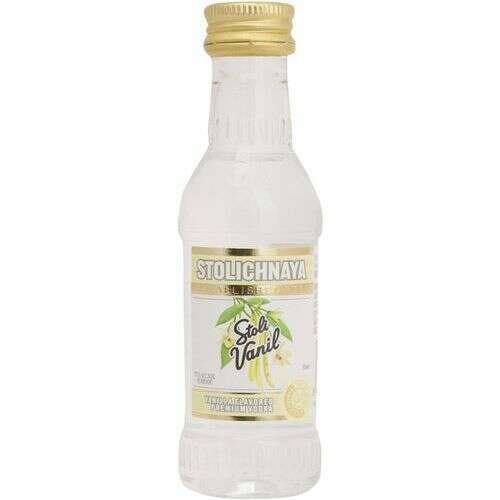 Stolichnaya Vanilla 12 x 50ml | Mini Alcohol Bottles:Bourbon Central