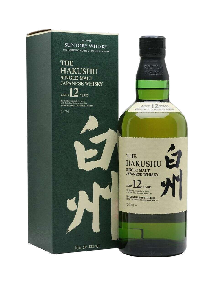 The Hakushu 12 Year Japanese Whisky, $199.99 — normalized editorial product photo, Bourbon Central