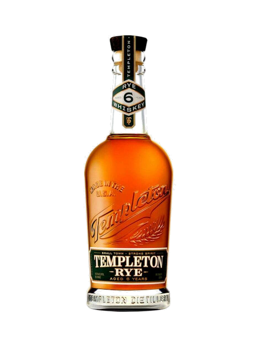 Templeton Rye 6 Year Old, $41.99 — normalized editorial product photo, Bourbon Central