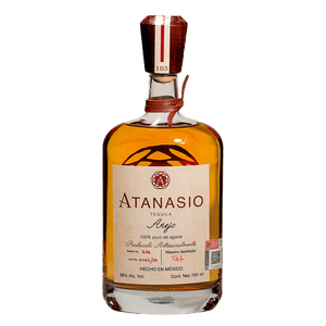 Tequila Atanasio Artesanal Anejo Tequila 100% Puro De Agave