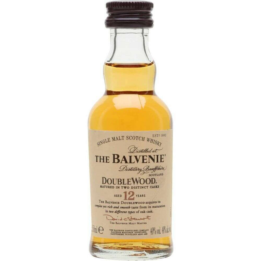 The Balvenie Scotch Single Malt 12 Year Doublewood 6 x 50ml | Mini Alcohol Bottles:Bourbon Central