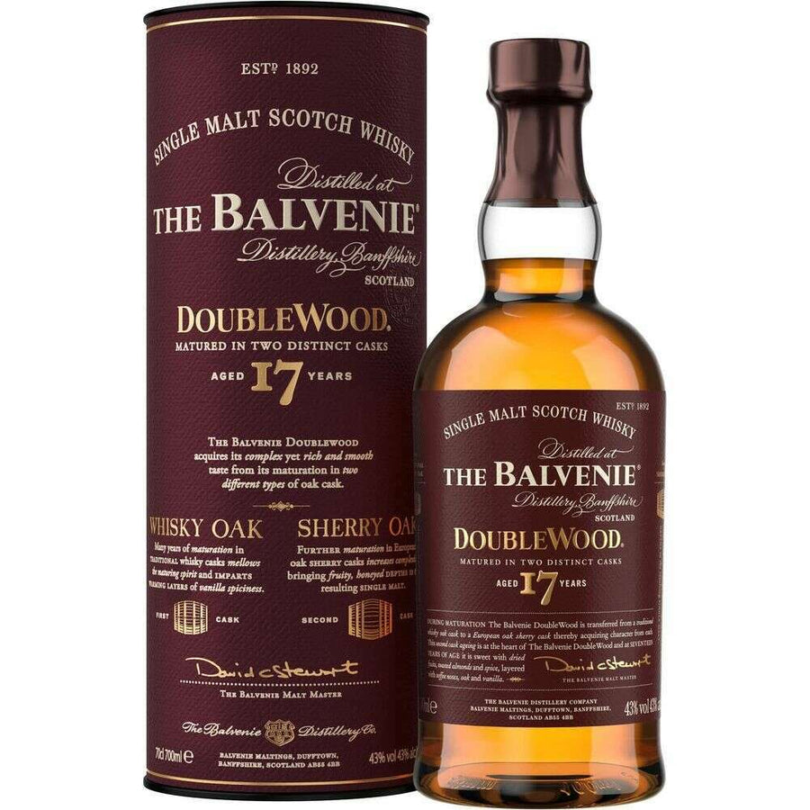 The Balvenie Scotch Single Malt 17 Year Doublewood - Bourbon Central