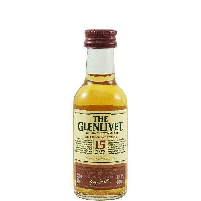 The Glenlivet Scotch 15 Yr. 50ML:Bourbon Central