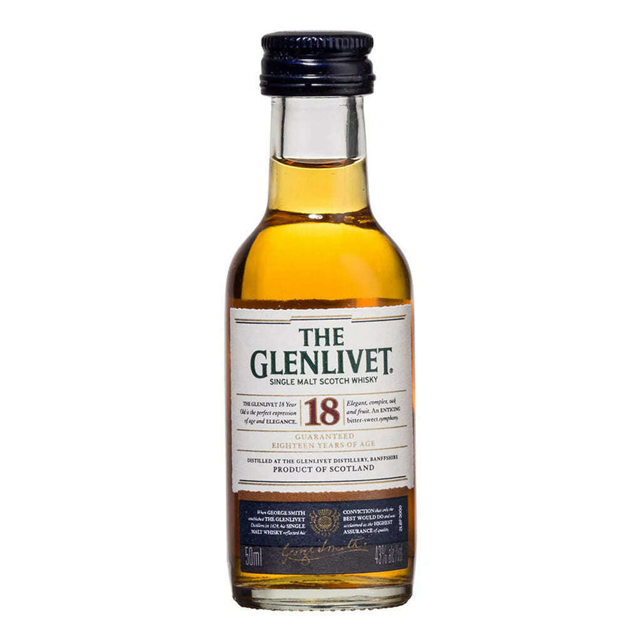 The Glenlivet Scotch 18 Yr. 50ML:Bourbon Central