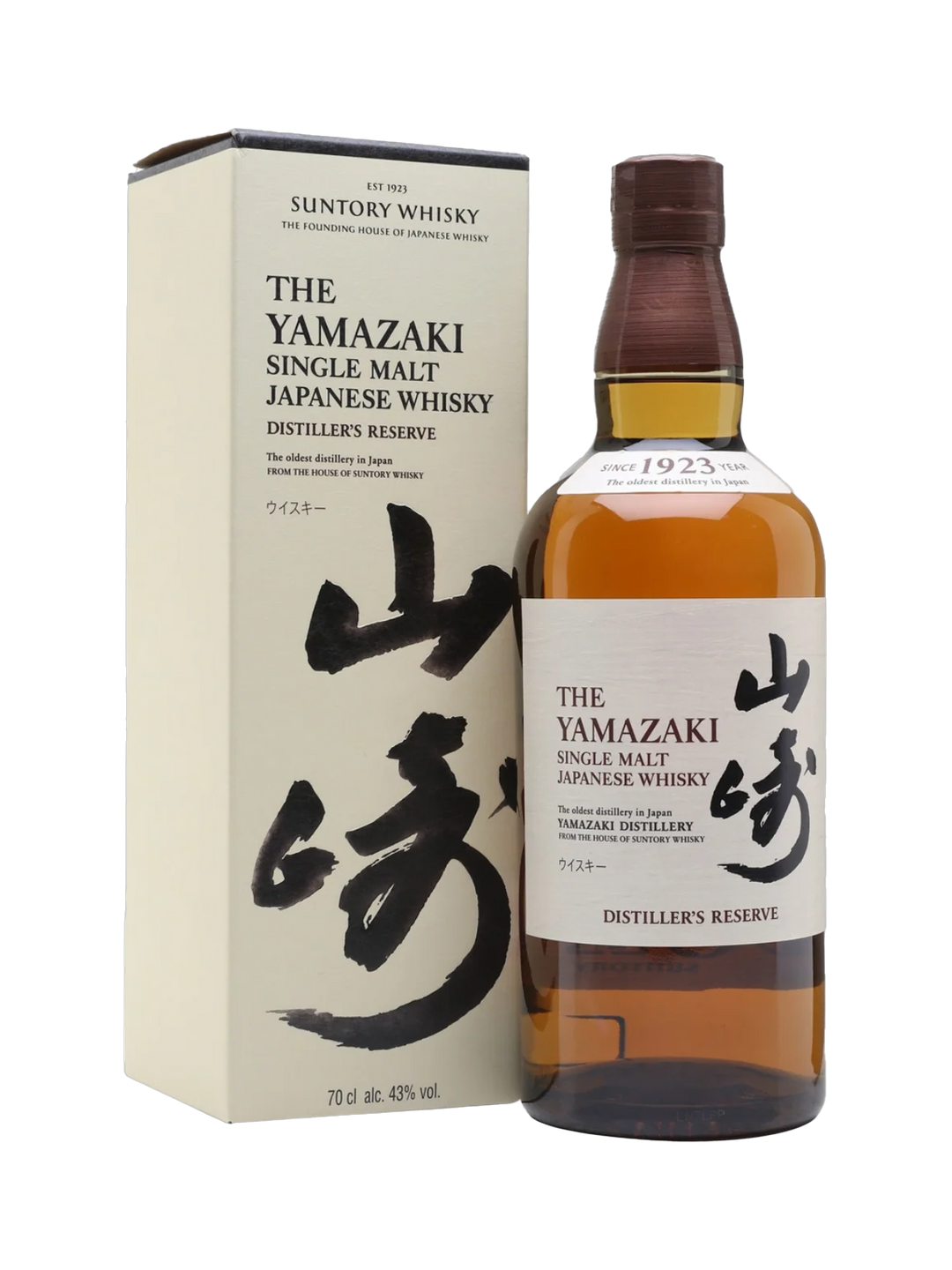 The Yamazaki Single Malt Whisky Distiller's Reserve, $98.99 — normalized editorial product photo, Bourbon Central