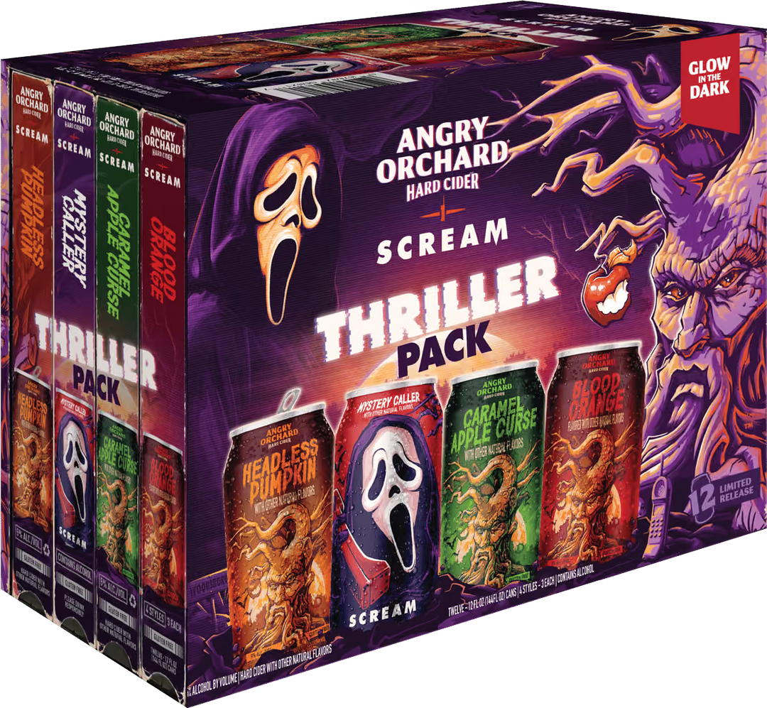 Angry Orchard Scream Thriller Variety Pack Hard Cider