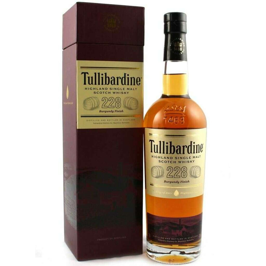 Tullibardine Single Malt Scotch 228 Burgundy Finish - Bourbon Central