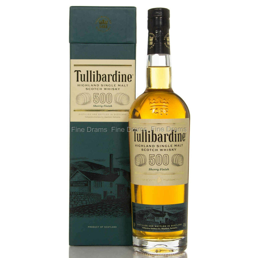 Tullibardine Single Malt Scotch 500 Sherry Finish - Bourbon Central