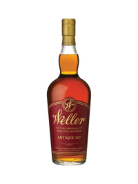 Weller Antique 107 Wheated Bourbon Whiskey, $134.99 — premium bourbon gift pick, normalized editorial product photo, Bourbon Central