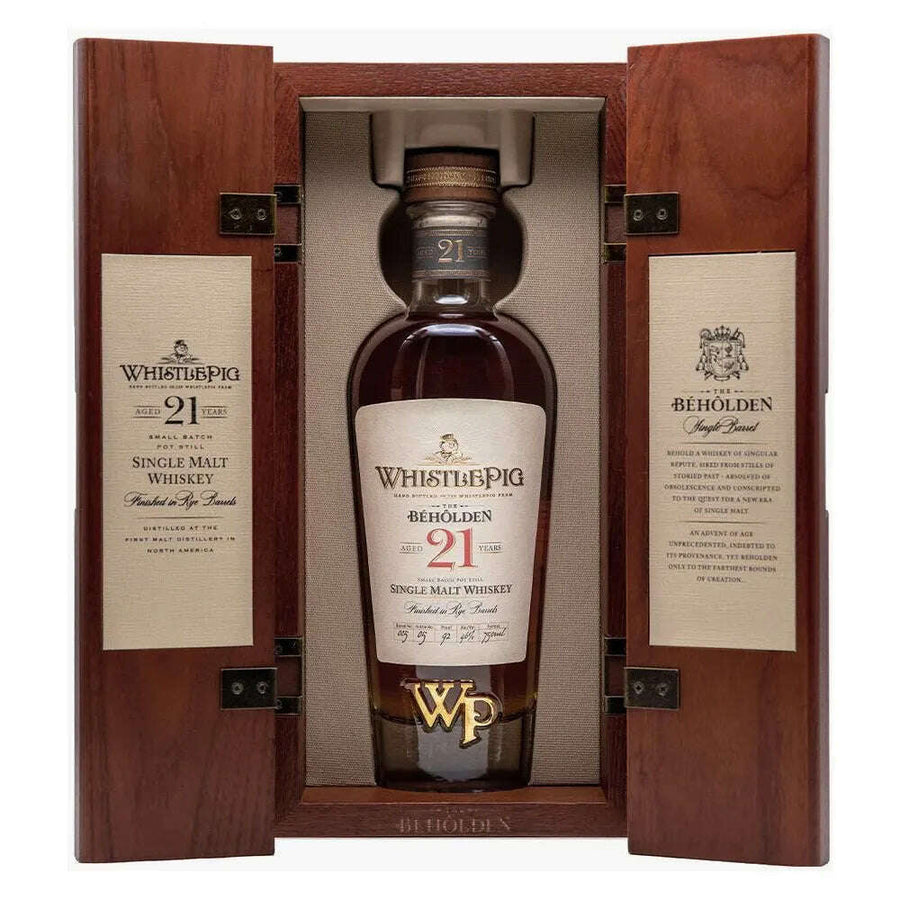 Whistlepig The Beholden 21 Year Single Malt Whiskey:Bourbon Central