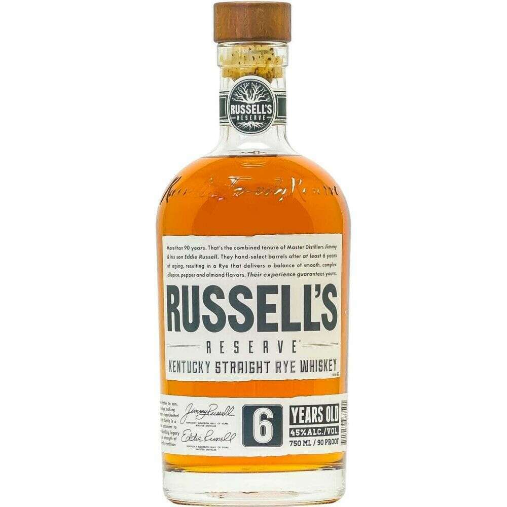 Wild Turkey Russell's Reserve 6 Year Old Small Batch Kentucky Straight Rye Whiskey - Bourbon Central