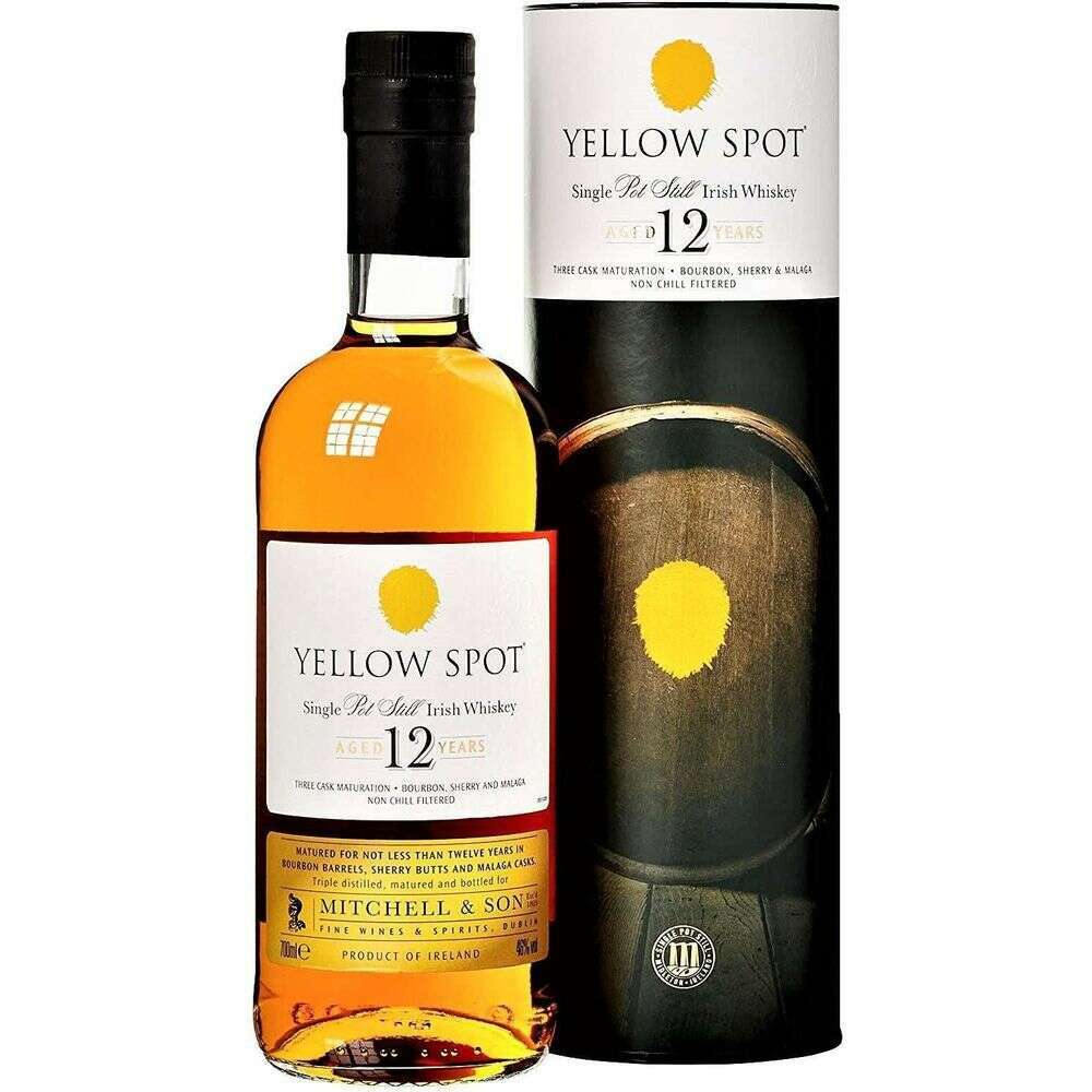 Yellow Spot 12 Year Old Single Pot Still Irish Whiskey - Bourbon Central
