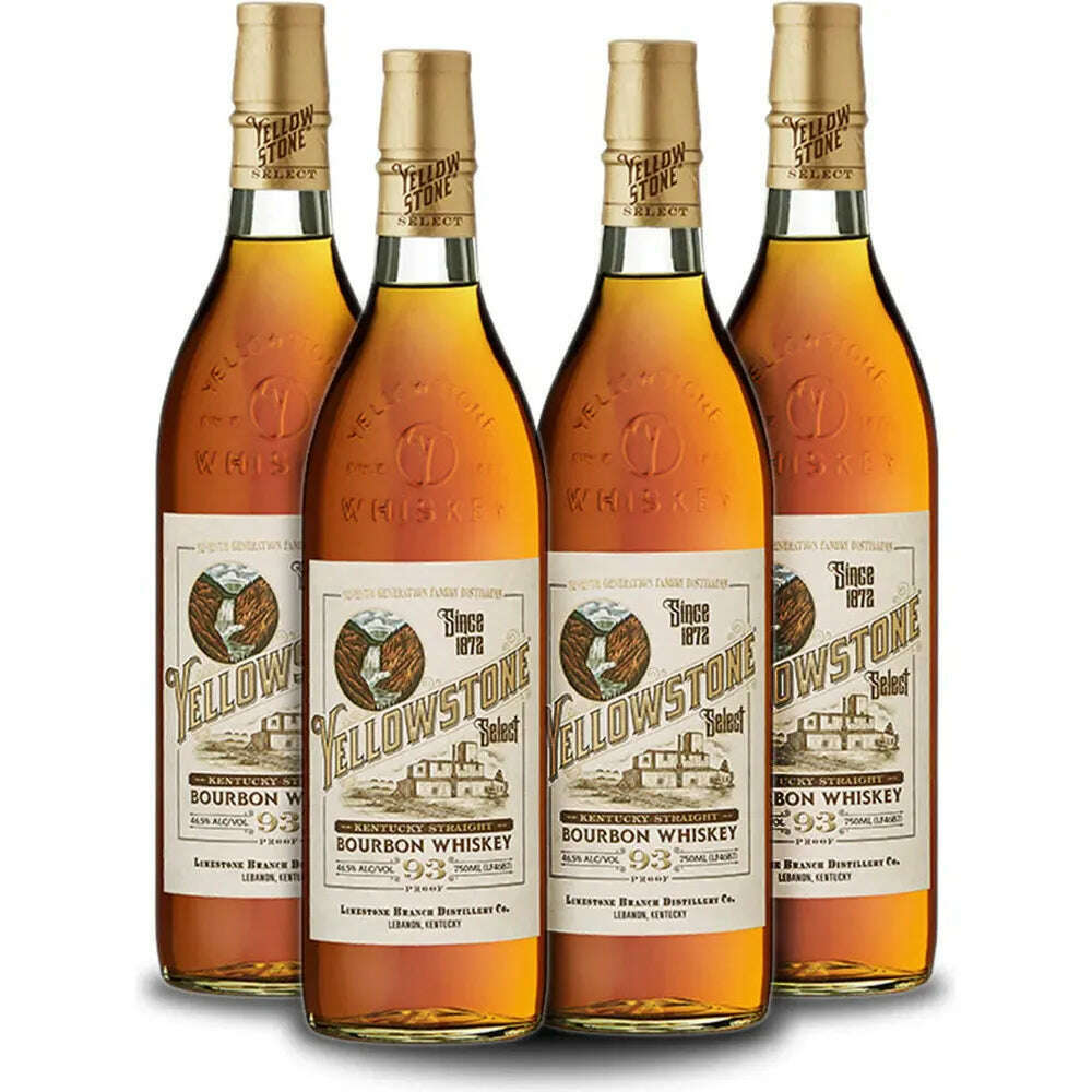 Yellowstone Select Bourbon Whiskey - 4 Pack - Bourbon Central
