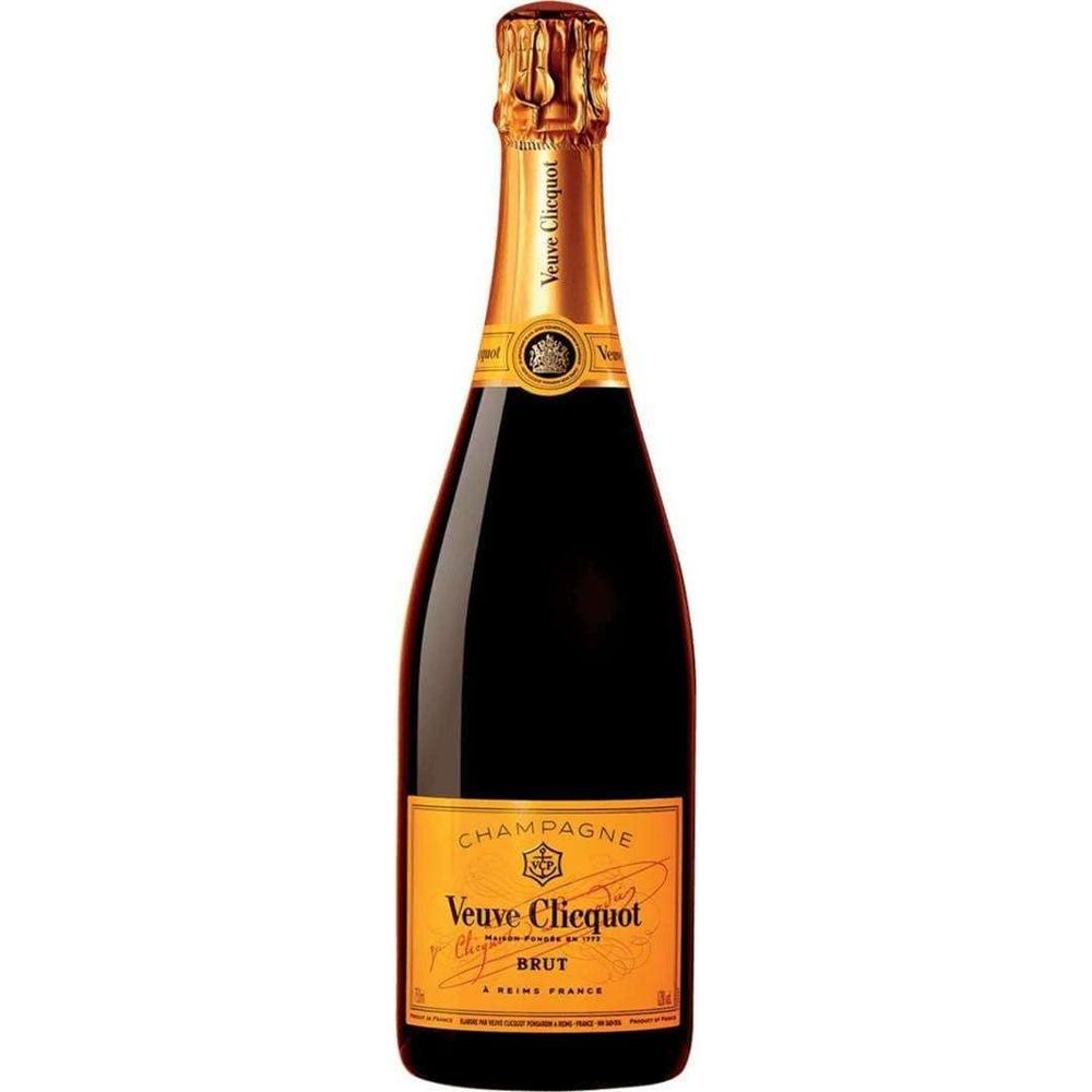 Veuve Clicquot Champagne Brut Yellow Label-750 mL:Bourbon Central