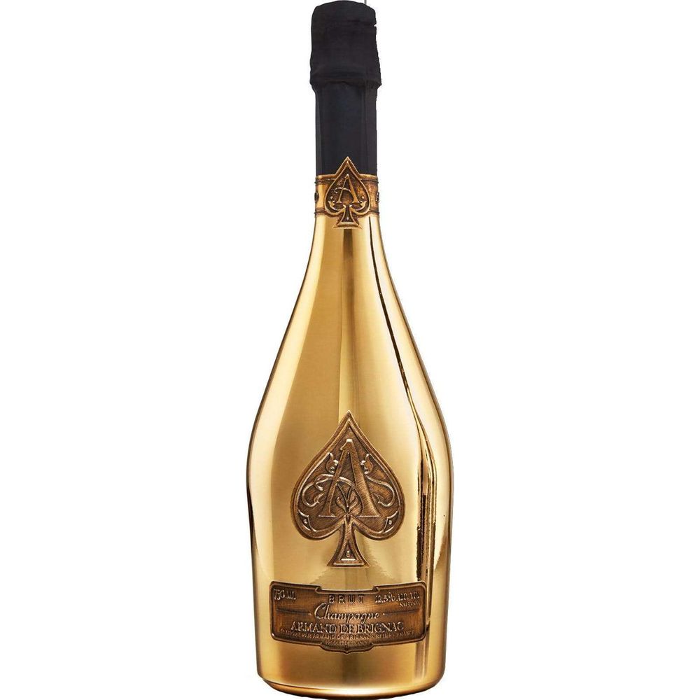 Armand de Brignac Ace Of Spades Gold Champagne Brut-Without Ace Of Spades Gift Box:Bourbon Central