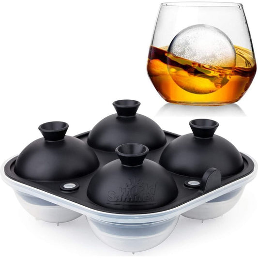Whiskey Spherical Ice Tray Mold - Bourbon Central