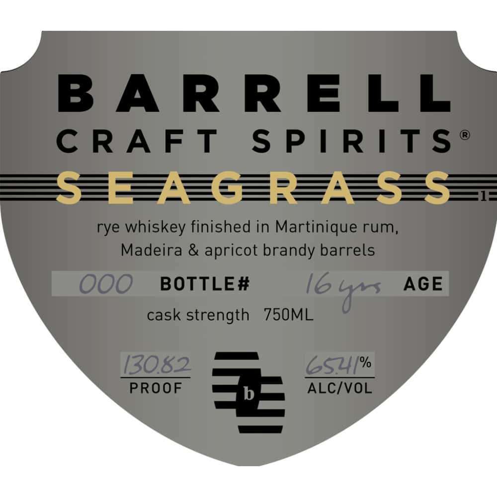 Barrell Craft Spirits Seagrass 16 Year Old Rye:Bourbon Central
